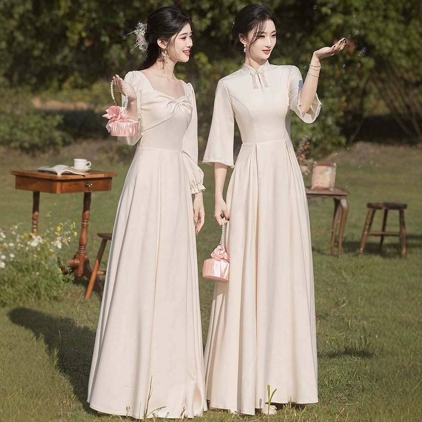 Evening (Various Bridesmaid Gown Plain Designs)