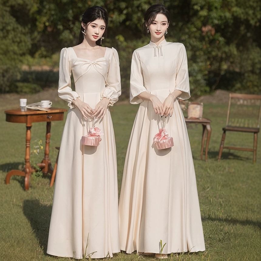 Evening (Various Bridesmaid Gown Plain Designs)