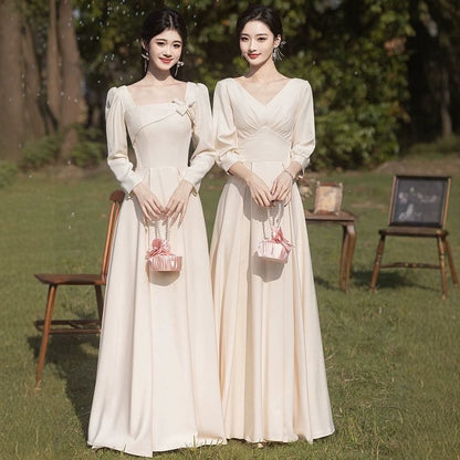 Evening (Various Bridesmaid Gown Plain Designs)