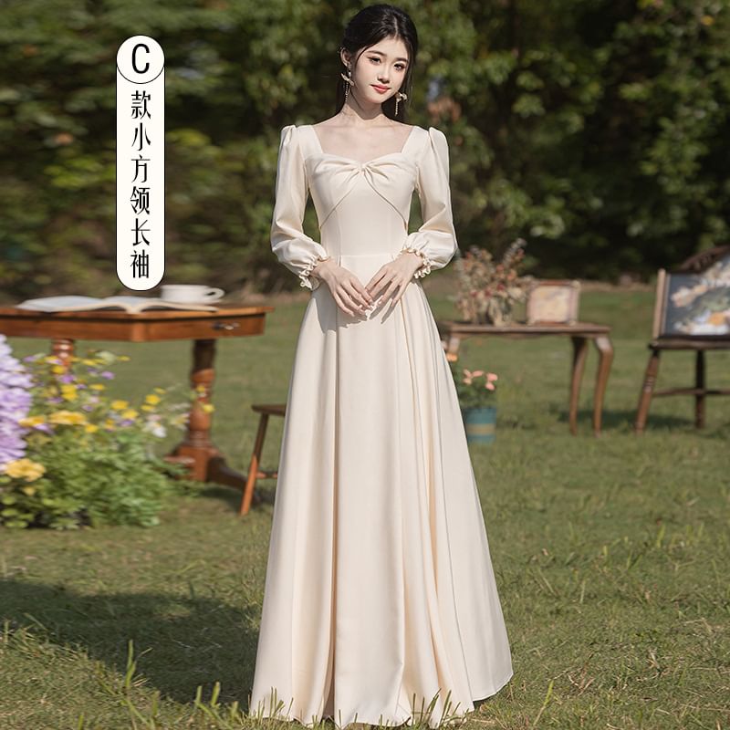 Evening (Various Bridesmaid Gown Plain Designs)