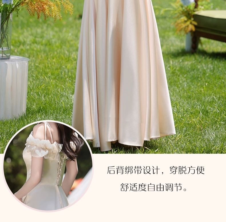 (Various Gown Bridesmaid Plain Evening Designs)