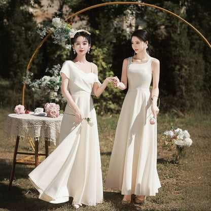 Plain Bridesmaid Evening Gown (Various Designs)