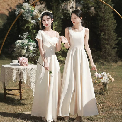 Plain Bridesmaid Evening Gown (Various Designs)