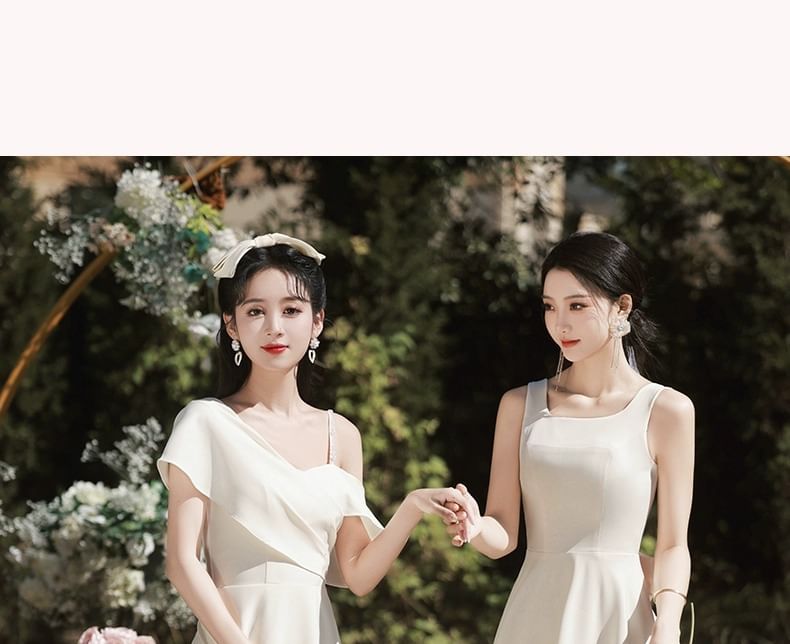 Plain Bridesmaid Evening Gown (Various Designs)