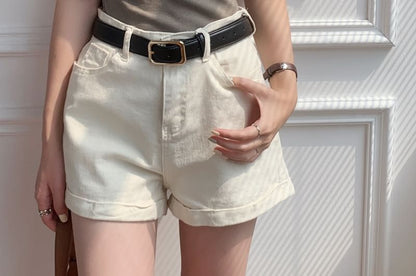 Short Sleeve Scoop Neck Plain Tee