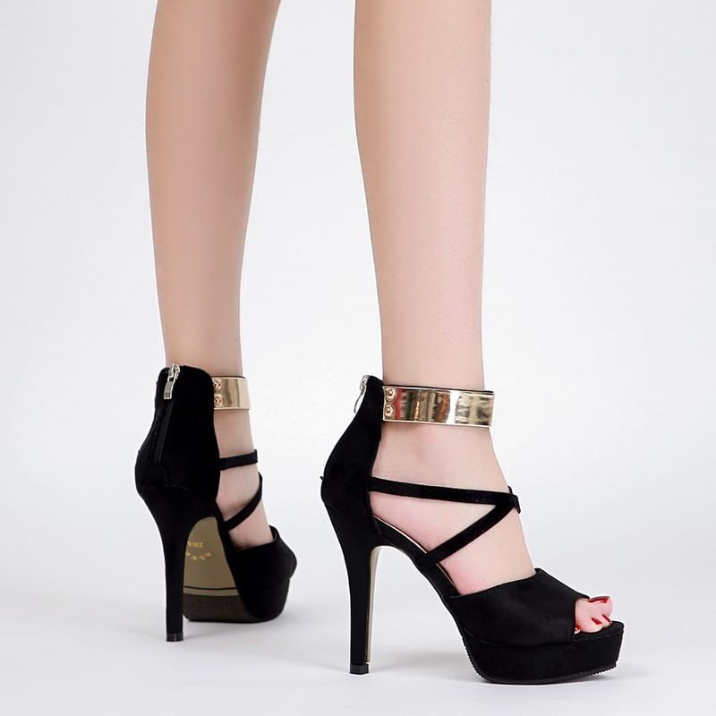 Platform High Heel Sandals