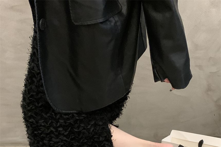 High Heel Pointed Toe Slide Sandals