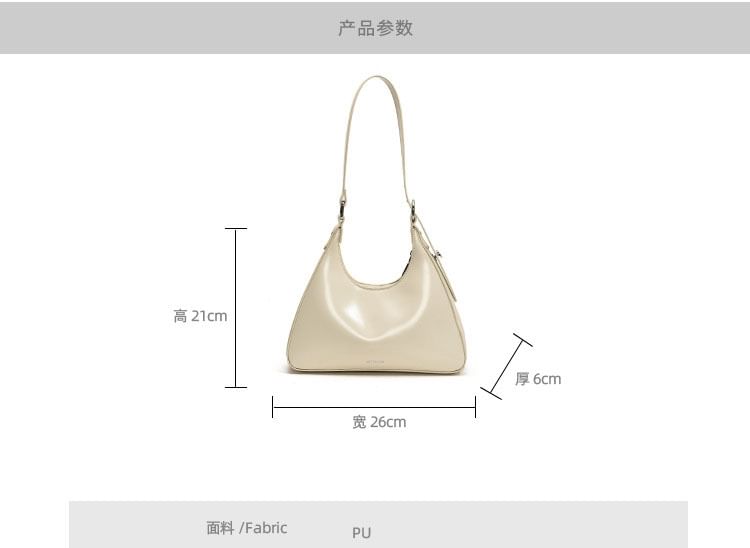 Lettering Faux Leather Tote Bag