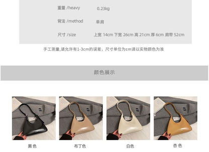 Lettering Faux Leather Tote Bag