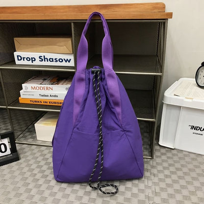 Plain Drawstring Backpack