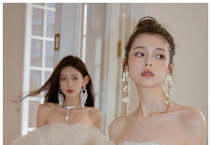 Off-Shoulder Sequin Bow Back Mini Sheath Cocktail Dress