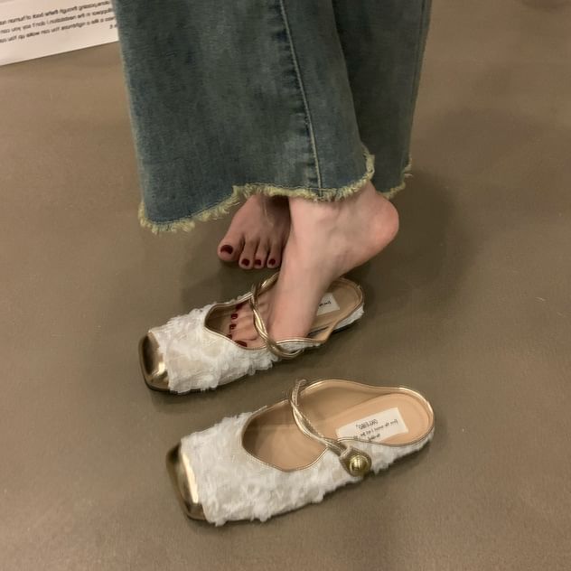 Mules Toe Cap Jane Mary