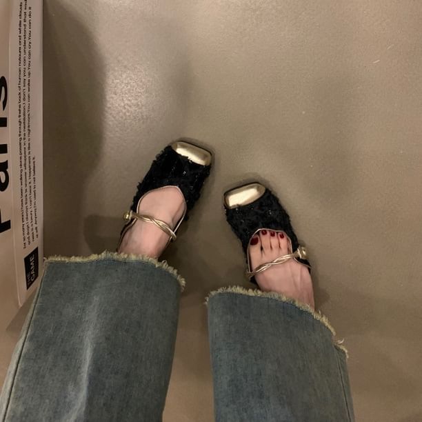 Mules Toe Cap Jane Mary