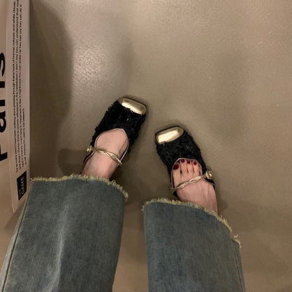 Mules Toe Cap Jane Mary