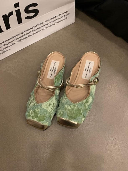 Mules Toe Cap Jane Mary