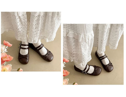 Bow Mary Jane Shoes
