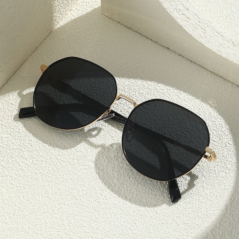 Geometric Metal Sunglasses