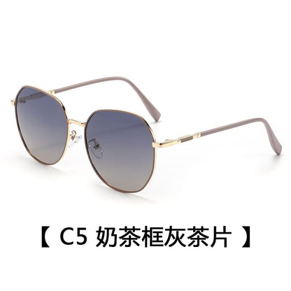 Geometric Metal Sunglasses