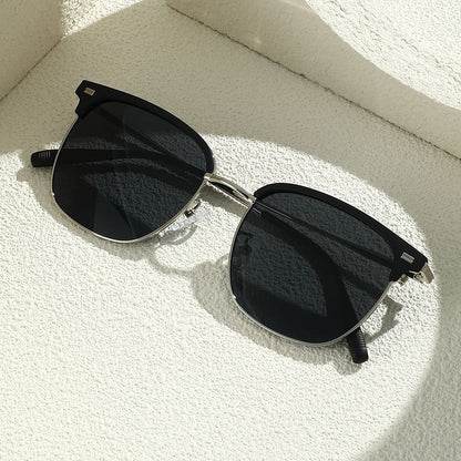 Browline Metal Sunglasses