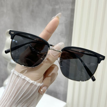 Browline Metal Sunglasses