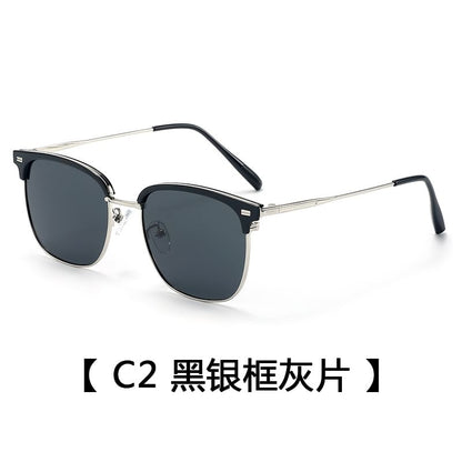 Browline Metal Sunglasses