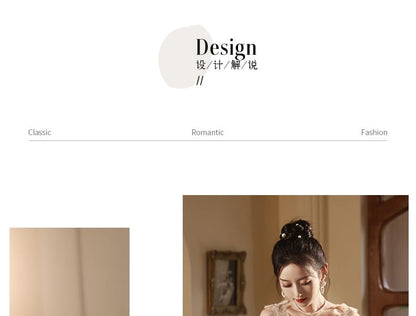 Strap Wide Gown Floral Evening A-Line