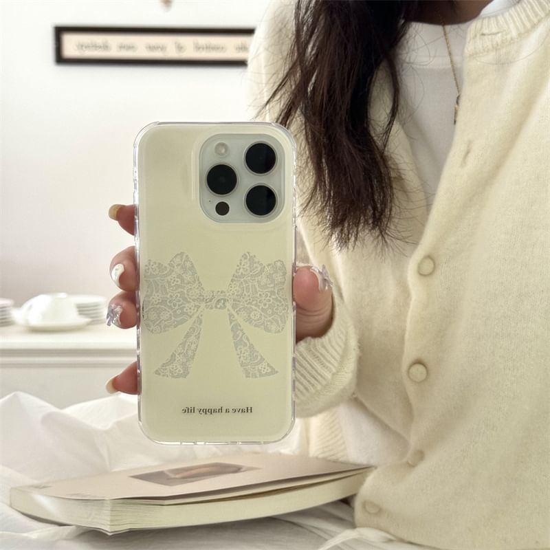 Lace Bow Phone Case