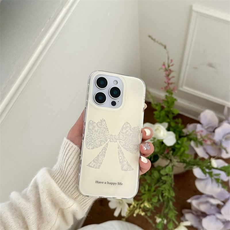 Lace Bow Phone Case