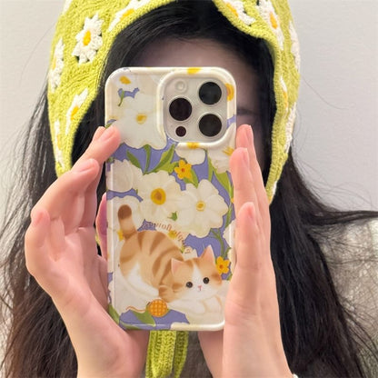 Cat Floral Phone Case