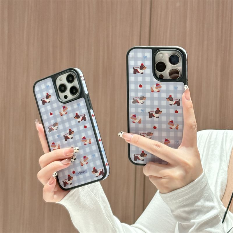 Dog Plaid Phone Case