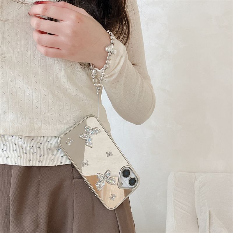Butterfly Mirrored Phone Case / Charm / Set