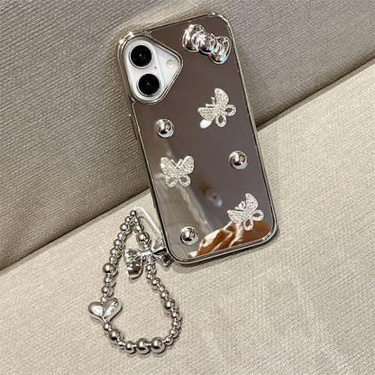 Butterfly Mirrored Phone Case / Strap / Set