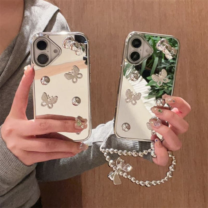 Butterfly Mirrored Phone Case / Strap / Set