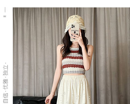 Drawstring Waist Distressed Wide Leg Pants (Various Designs)