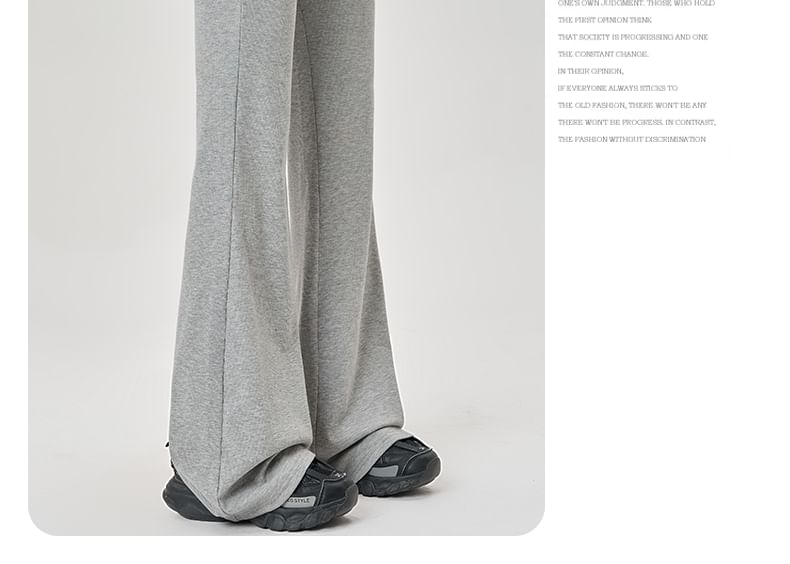 High Rise Flared Sweatpants