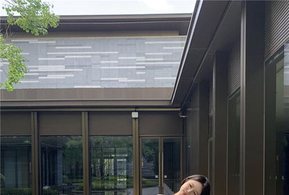 Round Neck Plain Cardigan / V-Neck Plain Padded Panel Lace Camisole Top / High Waist Panel Lace Sweat Shorts