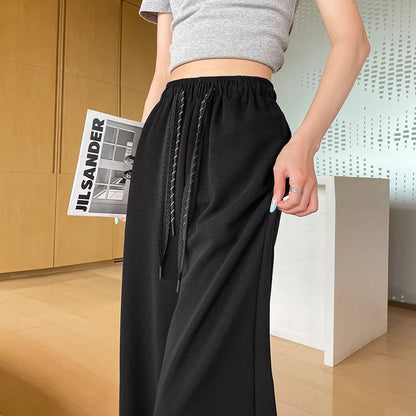 Drawstring Waist Loose Fit Sweatpants (Various Designs)