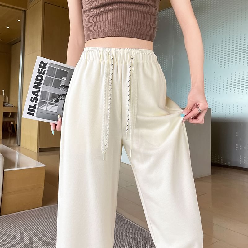 Drawstring Waist Loose Fit Sweatpants (Various Designs)