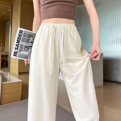 Drawstring Waist Loose Fit Sweatpants (Various Designs)