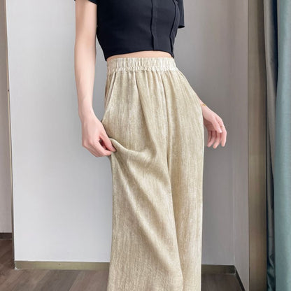 Elastic Waist Print Wide Leg Pants (Various Designs)