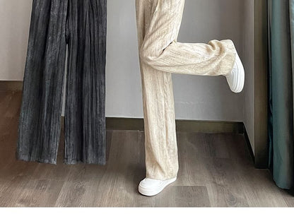 Elastic Waist Print Wide Leg Pants (Various Designs)