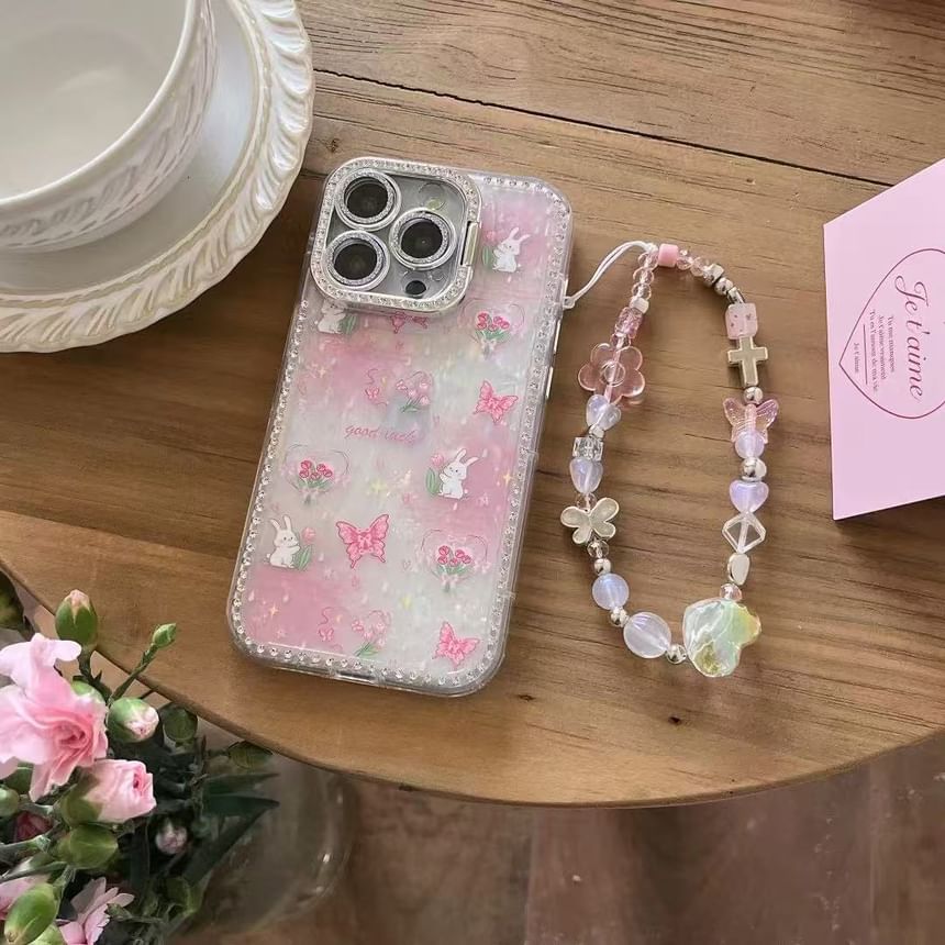 Rabbit Butterfly Phone Case / Strap / Set