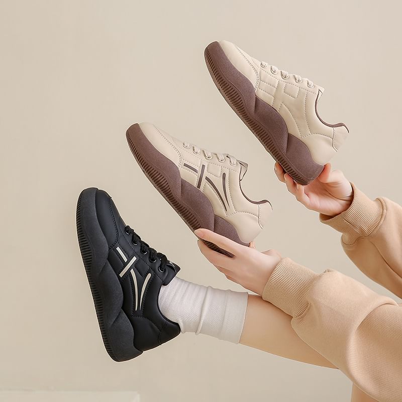 Platform Panel Sneakers