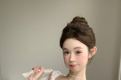 Floral Bow Slim Fit Camisole Top