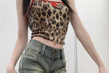 Low Rise Washed Studded Denim Shorts