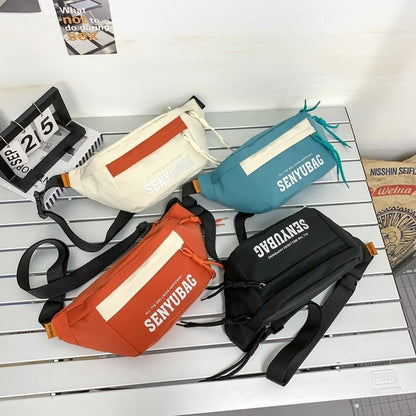Print Belt Bag Nylon Lettering