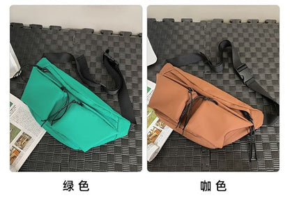 Nylon Multi-Pocket Bag Belt