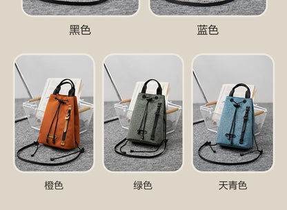 Nylon Bucket Bag Drawstring