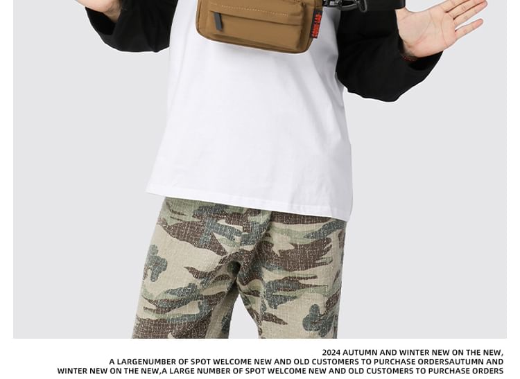 Nylon Crossbody Plain Bag