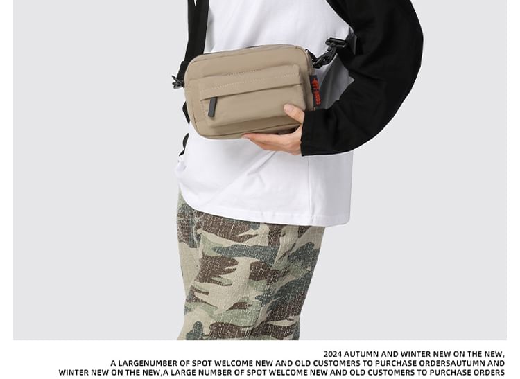 Nylon Crossbody Plain Bag